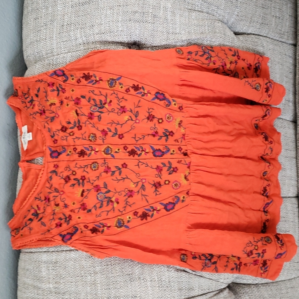 Umgee dress tank top in red/orange color